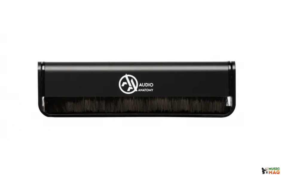 Audio Anatomy Carbon Fiber Brush Black Alu - Black Edition - White Logo