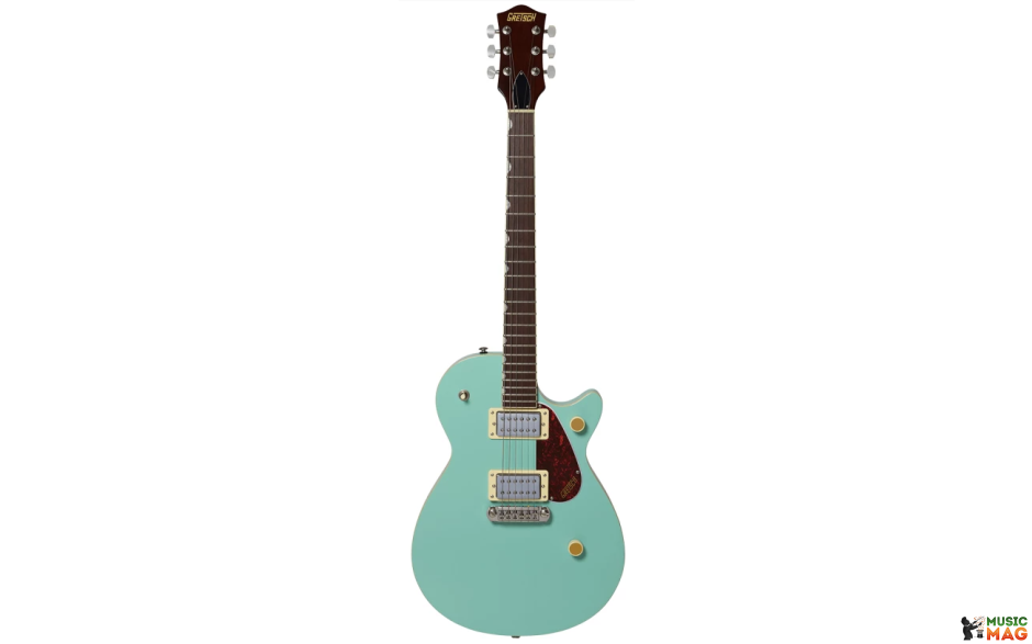 GRETSCH STREAMLINER JET CLUB SINGLE-CUT WITH WRAPAROUND MINT METALLIC