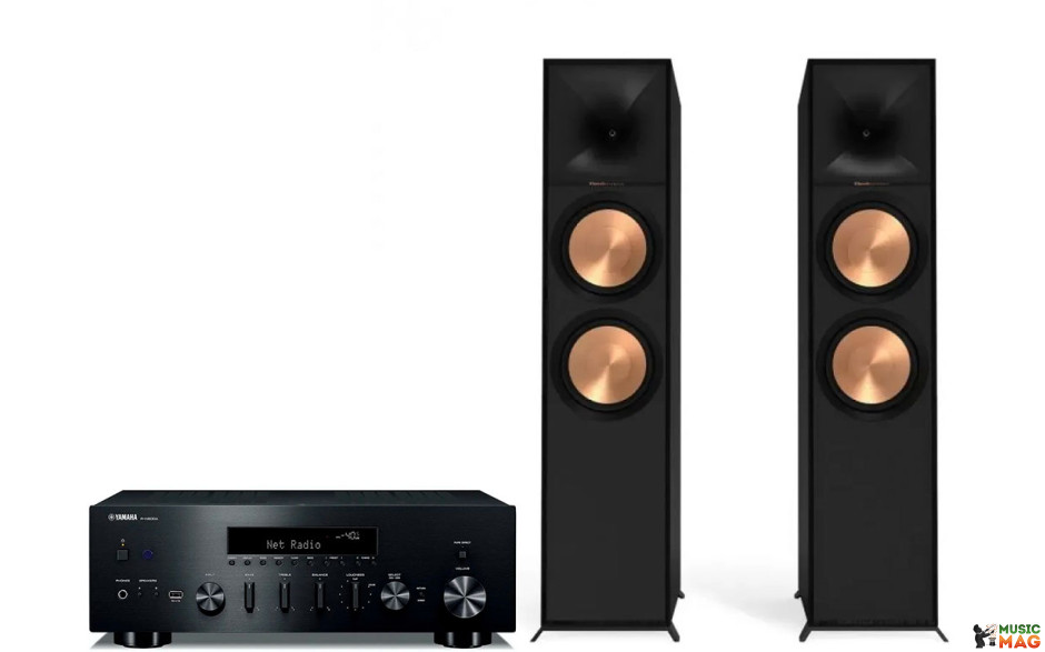 Yamaha R-N600A + Klipsch R-800F