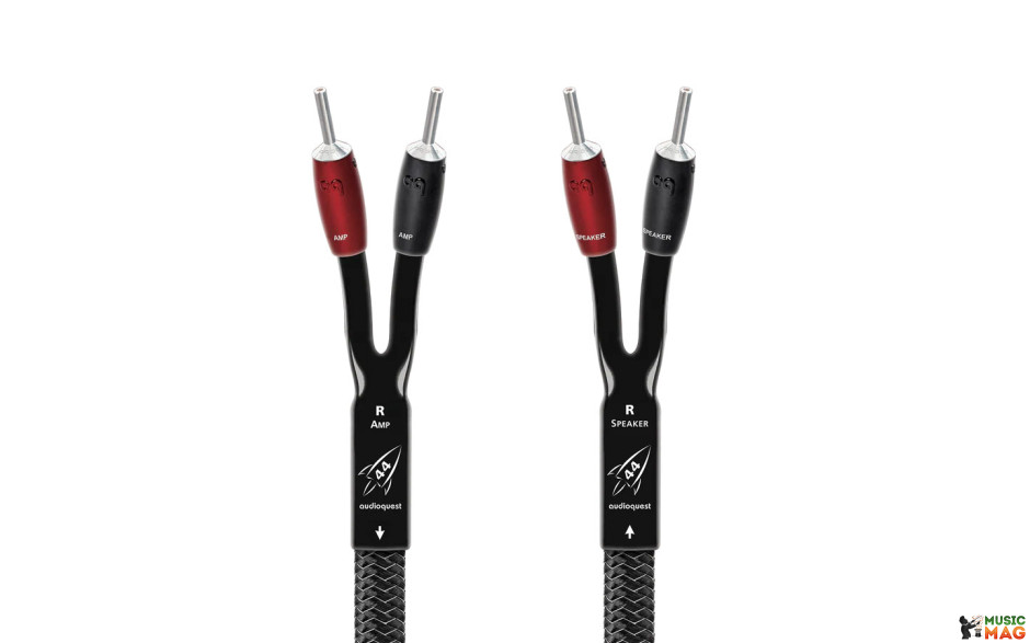 AUDIOQUEST Pair 3.0m ROCKET 44 FR 500 Spade Silver