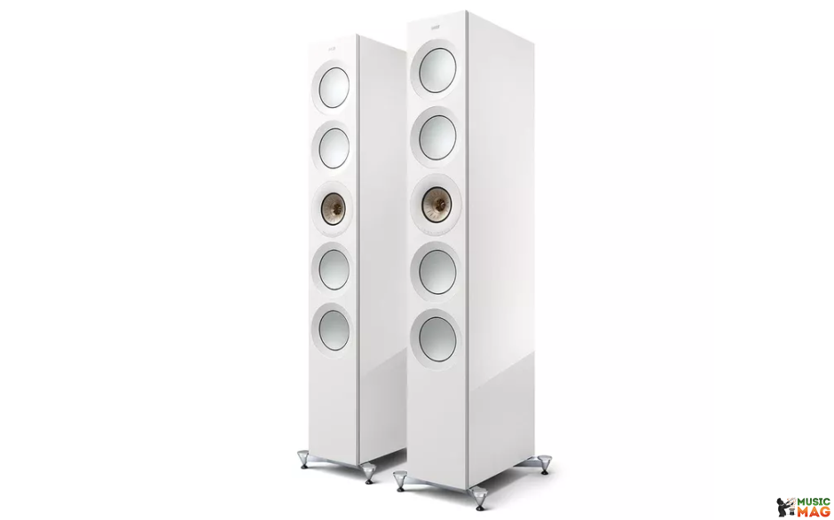 KEF Reference 5 Meta High-Gloss White/Champagne