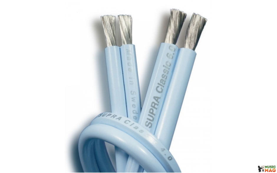 Supra Cable CLASSIC 2X4.0 BLUE 5M