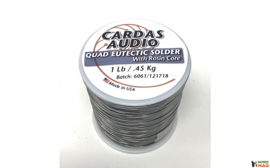 Cardas Quad Eutectic Roll Solder 0.45kg/1 lb