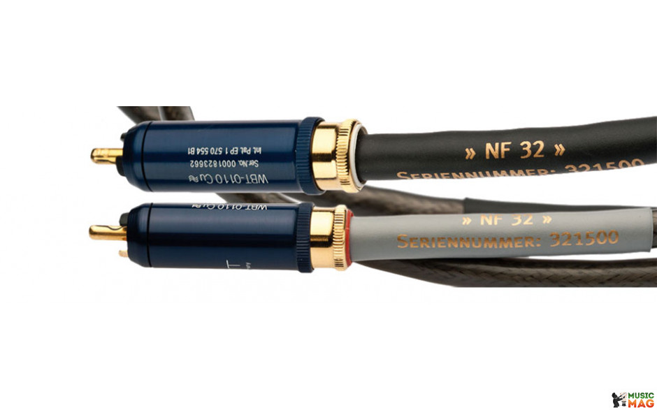 Silent Wire NF32 mk2, RCA 0.6м