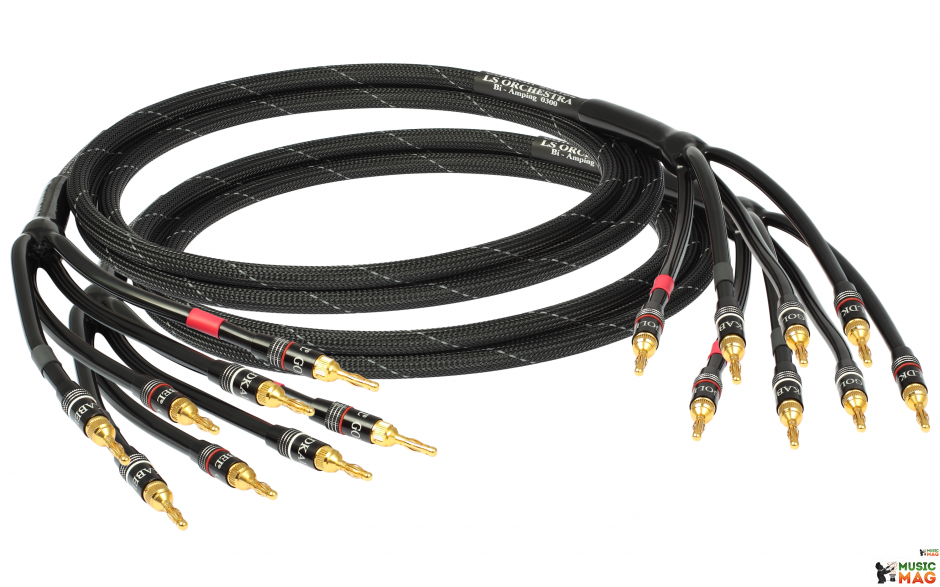 Разделка акустического кабеля Bi-Amping (16 коннекторов)