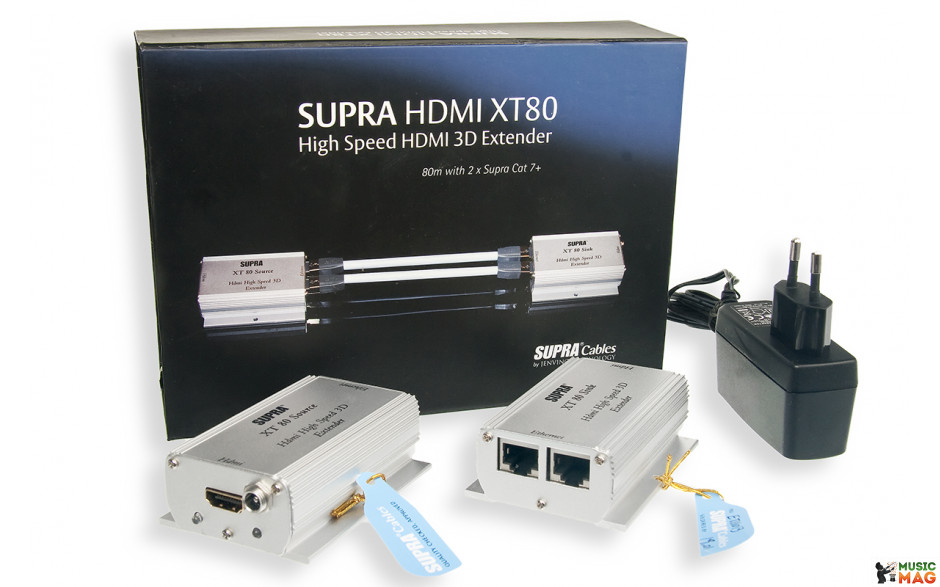Supra EXTENDER HDMI XT80 2XCAT7