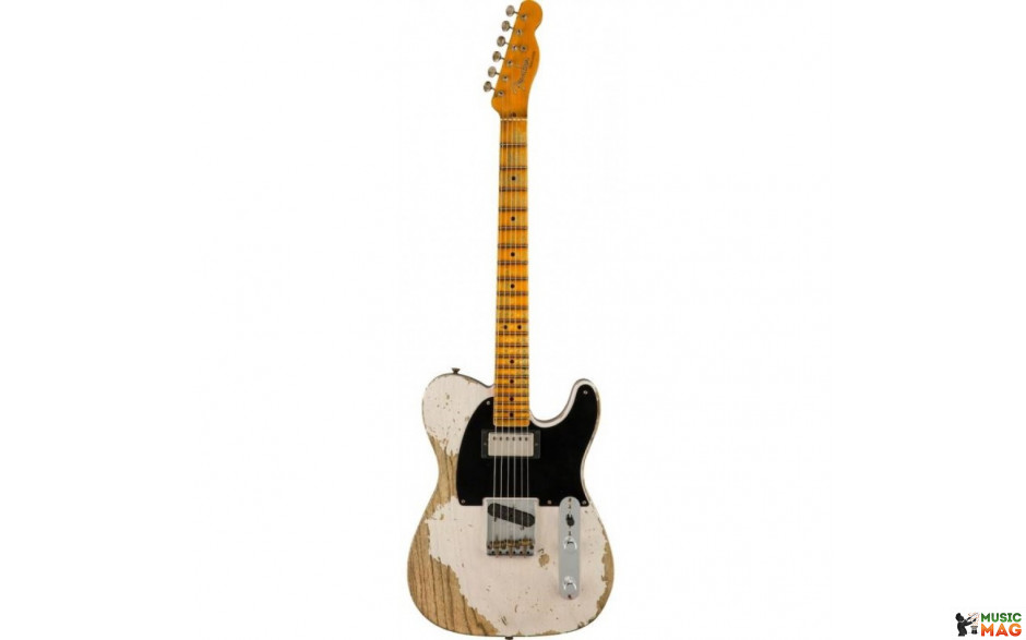 FENDER CUSTOM SHOP LIMITED EDITION 1951 HS TELECASTER SUPER HEAVY RELIC AGED WHITE BLONDE