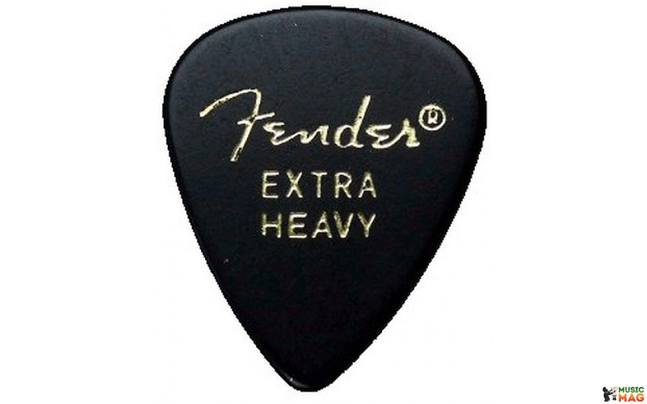Fender 351 Classic Celluloid (144) - Black Extra Heavy