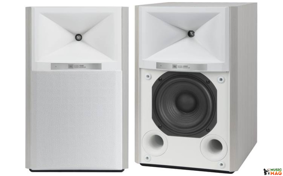 JBL 4305P Studio Monitor White Aspen