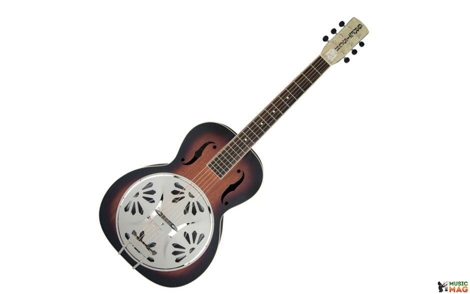 GRETSCH G9220 BOBTAIL ROUND-NECK RESONATOR GUITAR 2-COLOR SUNBURST
