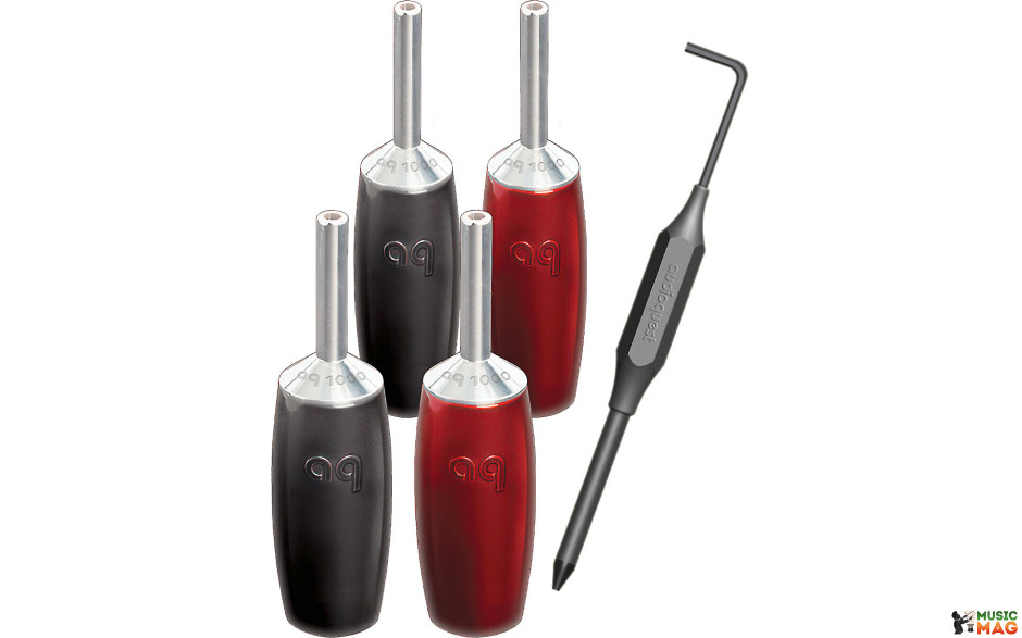 AudioQuest spc 1007 Series Banana Silver set of 4