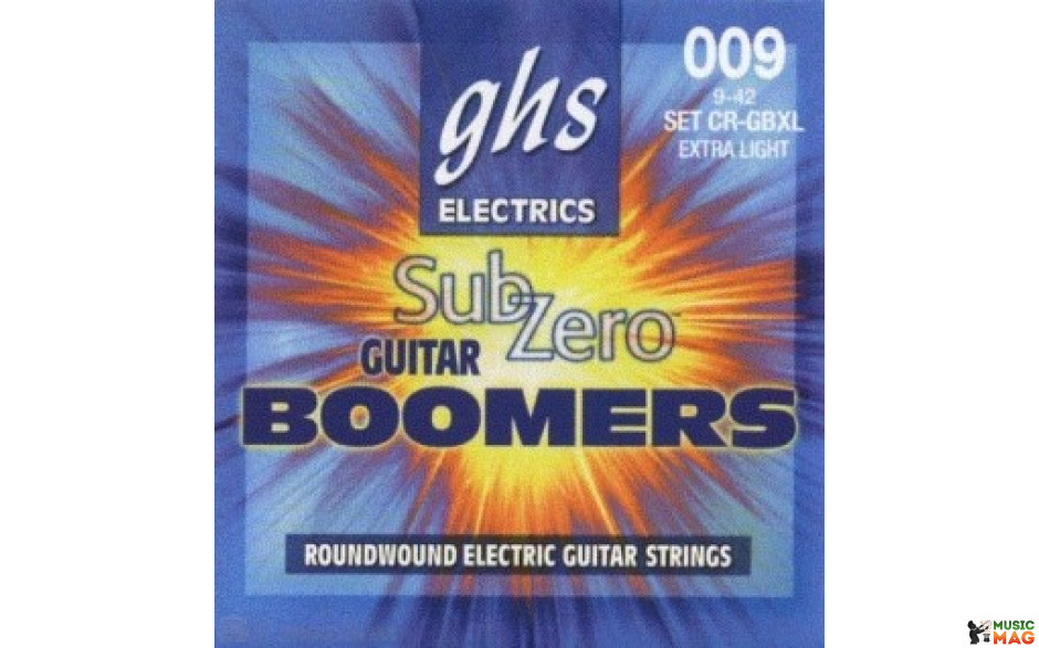 GHS STRINGS SUB-ZERO BOOMERS CR-GBXL