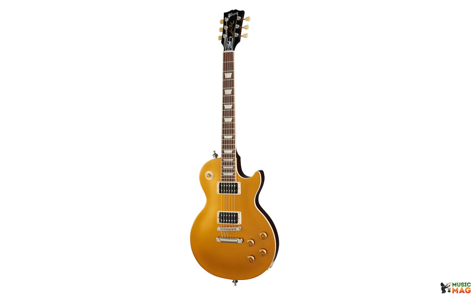 GIBSON AT SLASH VICTORIA LES PAUL GOLDTOP DARK BACK