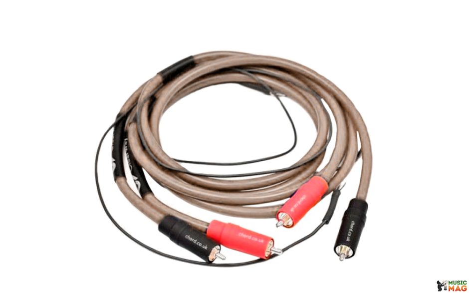 CHORD EpicX 2RCA to 2RCA Turntable (with fly lead) 1.2m