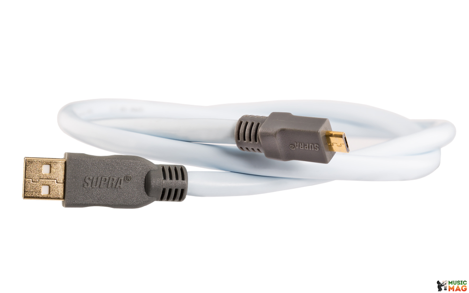 Supra USB 2.0 A-MICRO B BLUE 2M