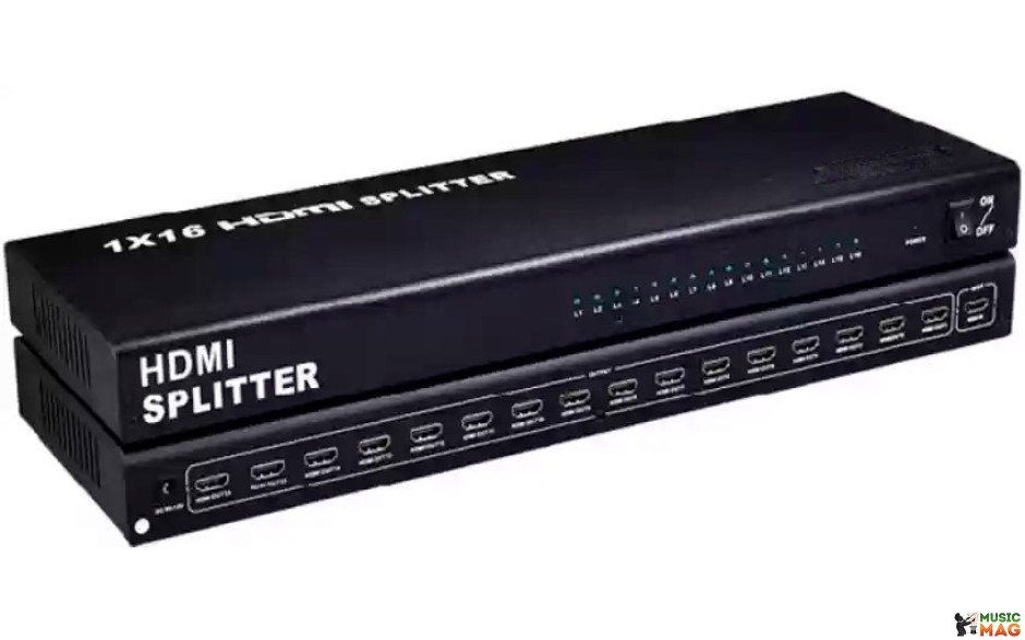 GOLDKABEL HDMI Splitter 16-outputs