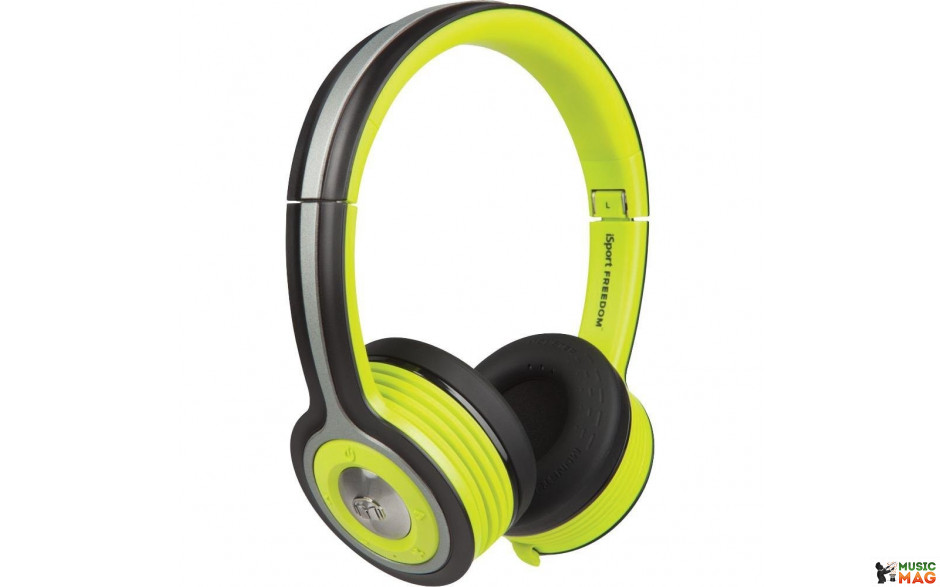 Monster iSport Freedom Wireless Bluetooth On-Ear Headphones Green