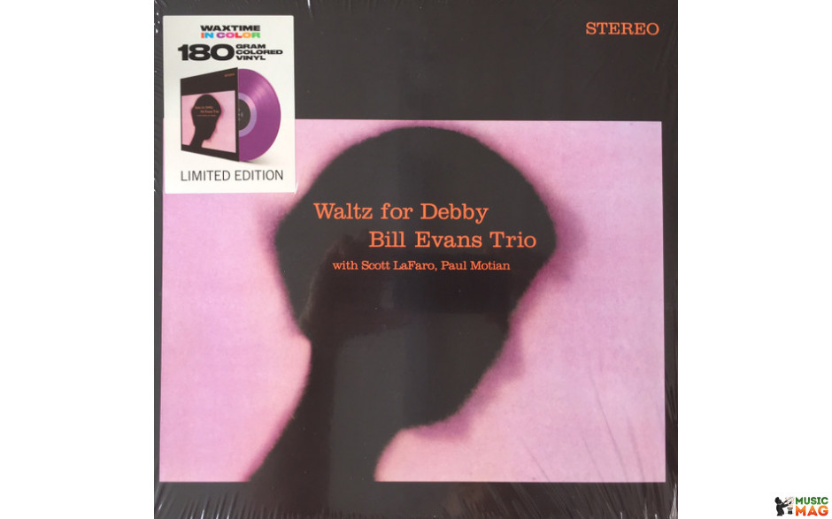 BILL EVANS TRIO - WALTZ FOR DEBBY 1962/2018 (950621, LTD., 180 gm., Purple) WAXTIME IN COLOR/EU MINT (8436559464147)
