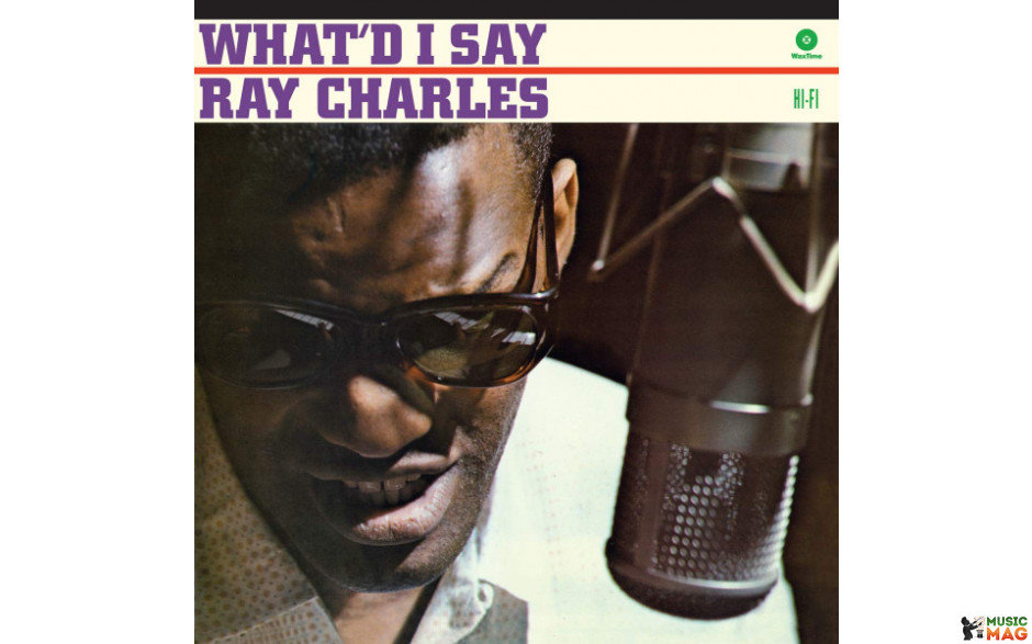 RAY CHARLES - WHAT’D I SAY 1959/2018 (950651, LTD., 180 gm., Red) WAXTIME IN COLOR/EU MINT (8436559465281)