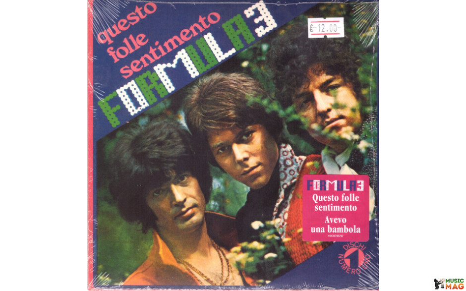 FORMULA 3 – QUESTO FOLLE SENTIMENTO 1969/2020 (19439796797, 7") SONY MUSIC/EU MINT (0194397967975)