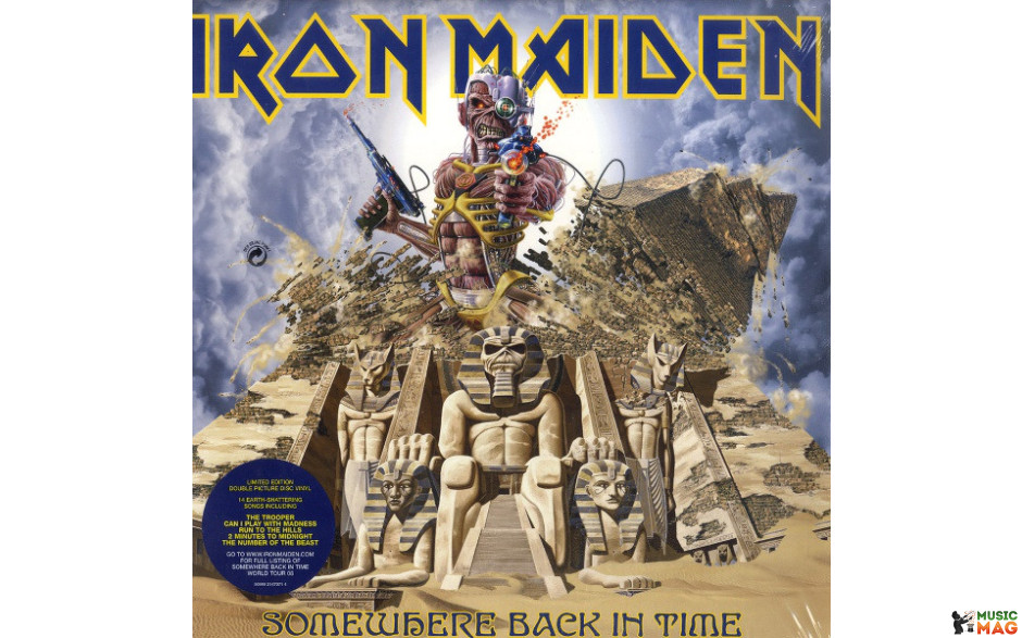 IRON MAIDEN – SOMEWHERE BACK IN TIME 2 LP Set 2008 (50999 2147071 4, LTD) EMI/EU MINT (5099921470714)