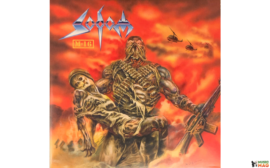 SODOM - M-16 2 LP Set 2007/2021 (538698450, 180 gm., Orange) BMG/EU MINT (4050538698459)