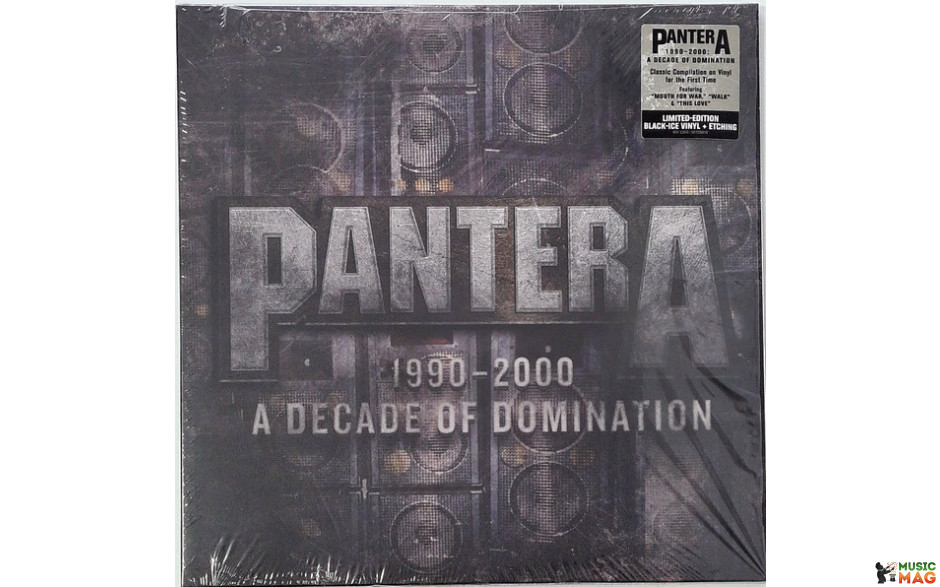 Pantera – A Decade Of Domination 2 Lp Set 2022 (rcv1 523543, Ltd., Black) Rhino/eu Mint (0081227880187)