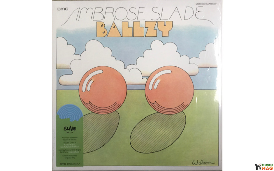 Ambrose Slade - Ballzy 1969/2022 (bmgcat657lp, Transparent Turquoise) Bmg/eu Mint (4050538760477)