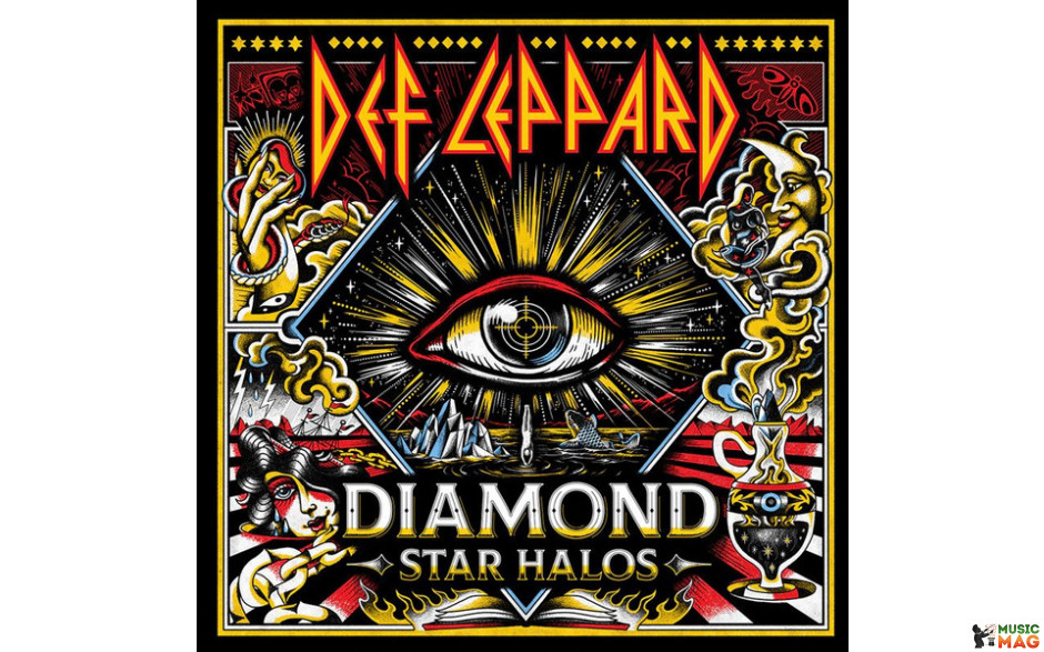 DEF LEPPARD - DIAMOND STAR HALOS 2 LP Set 2022 (3894515, LTD., Yellow, Red) UMC/EU MINT (0602438945153)