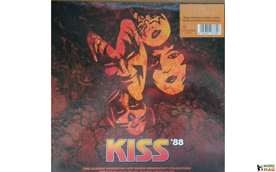 KISS - LIVE AT THE RITZ, NEW YORK 1988 2023 (SRFM0009ME-2, 12", 180 gm., Yellow marble) SR/EU MINT (9003829988918)