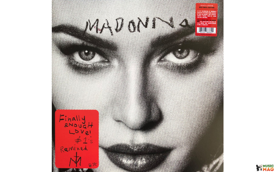 MADONNA - FINALLY ENOUGH LOVE 2 LP Set 2022 (R1 695110, Red) WARNER RECORDS/EU MINT (0081227883621)