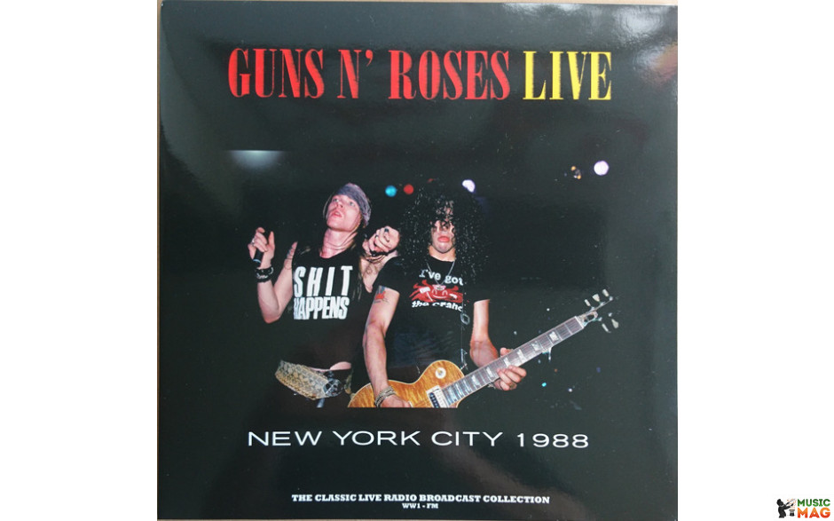 GUNS N" ROSES - LIVE (NEW YORK CITY 1988) 1988/2022 (SRFM0017, 180 gm., Yellow) SR/EU MINT (9003829977509)