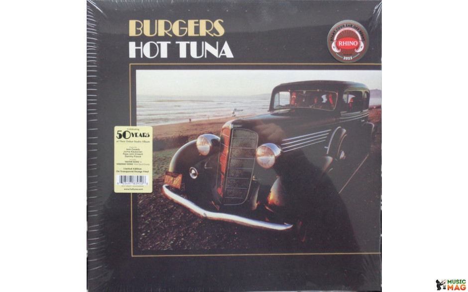 HOT TUNA - BURGERS 1972/2023 (RCV1 586307, LTD., Orange) GRUNT/EU MINT (0603497839506)