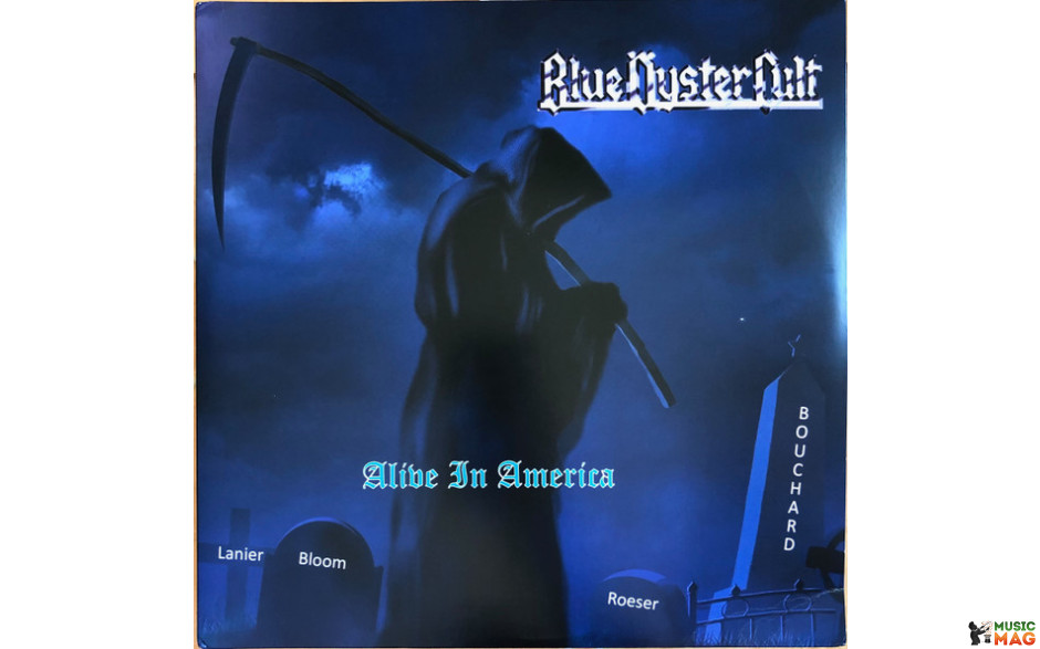 BLUE OYSTER CULT - ALIVE IN AMERICA 2015/2023 (RDEG-LP-723, Blue/Black) RENAISSANCE/EU MINT (0630428072312)