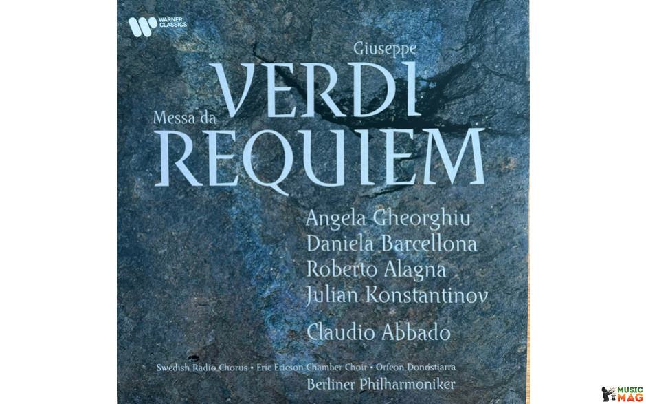 GIUSEPPE VERDI, CLAUDIO ABBADO - MESSA DA REQUIEM 2 LP Set 2023 (B0C83S6H54) WARNER/EU MINT (5054197604959)