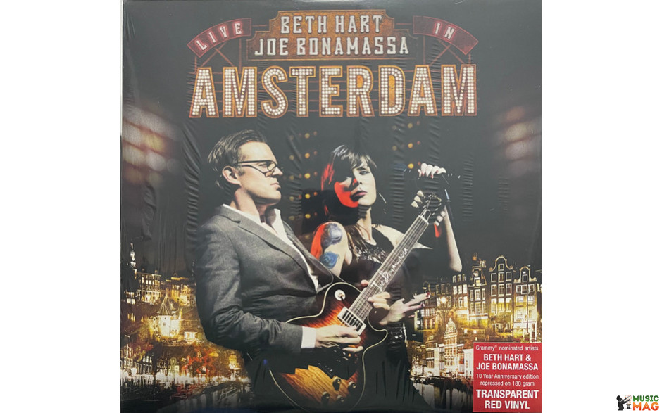 BETH HART AND JOE BONAMASSA - LIVE IN AMSTERDAM 3 LP Set 2024 (PRD74341-2, Red) MINT (8712725747390)