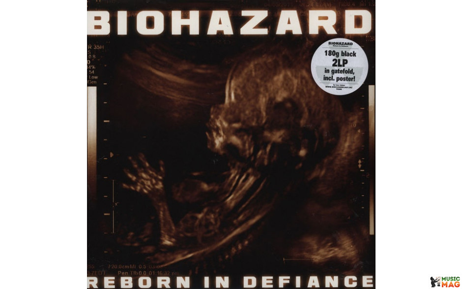 BIOHAZARD - REBORN IN DEFIANCE 2 LP Set 2012 (27361-26801, 180 gm., Incl. Poster) GAT, NUCLEAR BLAST/EU MINT (0727361268015)