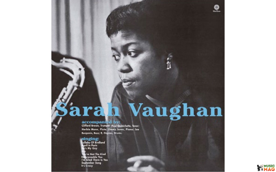 SARAH VAUGHAN - WITH CLIFFORD BROWN 1954 (8436542011723, 180 gm. RE-ISSUE) WAX TIME/EU MINT (8436542011723)