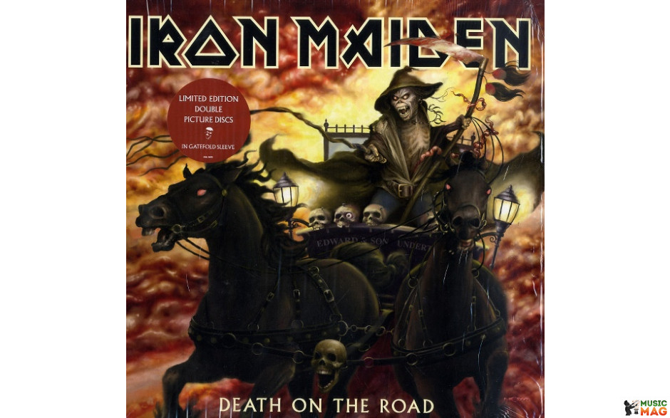 IRON MAIDEN - DEATH ON THE ROAD 2 LP Set, 2005 (3364371, LTD. Picture Disk) GAT, EMI/WARNER/EU MINT (0094633643710)