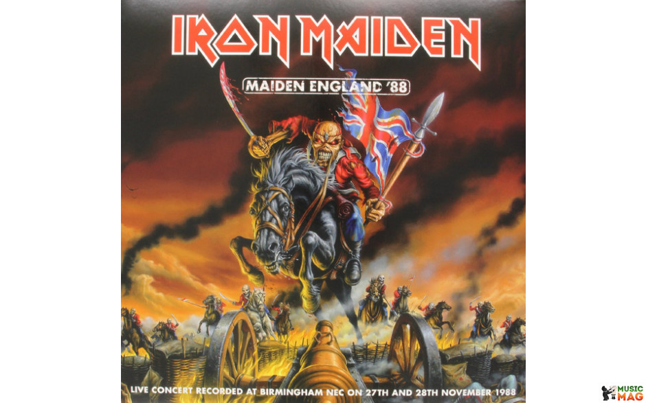 IRON MAIDEN - MAIDEN ENGLAND 88 - LIVE AT BIRMINGHAM NEC NOVEMBER 1988 2 LP Set 2013 (5099997361114) WARNER/EU MINT (5099997361114)