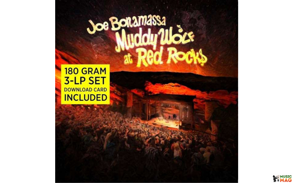 JOE BONAMASSA - MUDDY WOLF AT RED ROCKS 3 LP Set 2015 (0819873011552, 180 gm.) MASCOT/EU MINT (0819873011552)