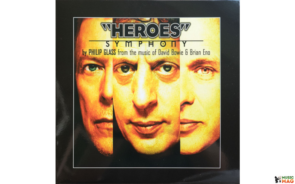 PHILIP GLASS FROM THE MUSIC OF D. BOWIE & B. ENO - "HEROES" SYMPHONY 2015 (MOVCL015, White) EU MINT (0028948219384)