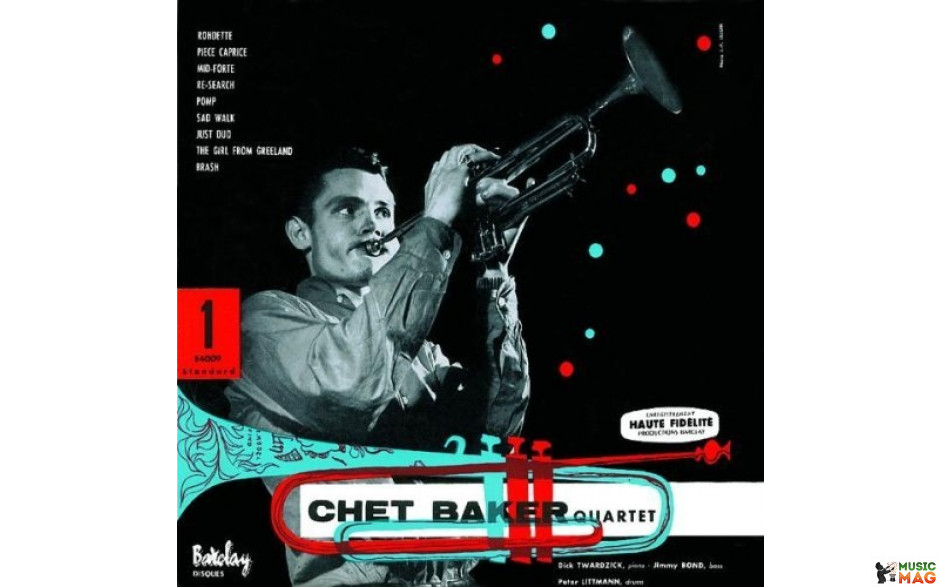 CHET BAKER QUARTET - SAME 1955/2011 (84009, 180 gm.) BARCLAY/FRANCE MINT