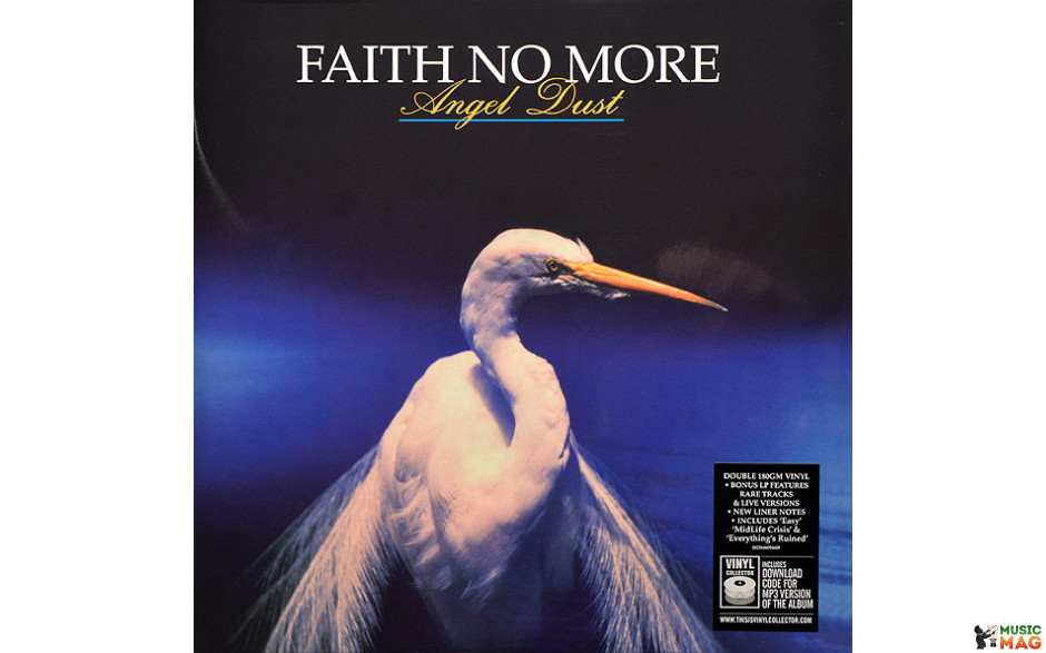 FAITH NO MORE - ANGEL DUST 2 LP Set (0825646094608, DELUXE ED.180 gm.) GAT, WARNER/EU MINT (0825646094608)
