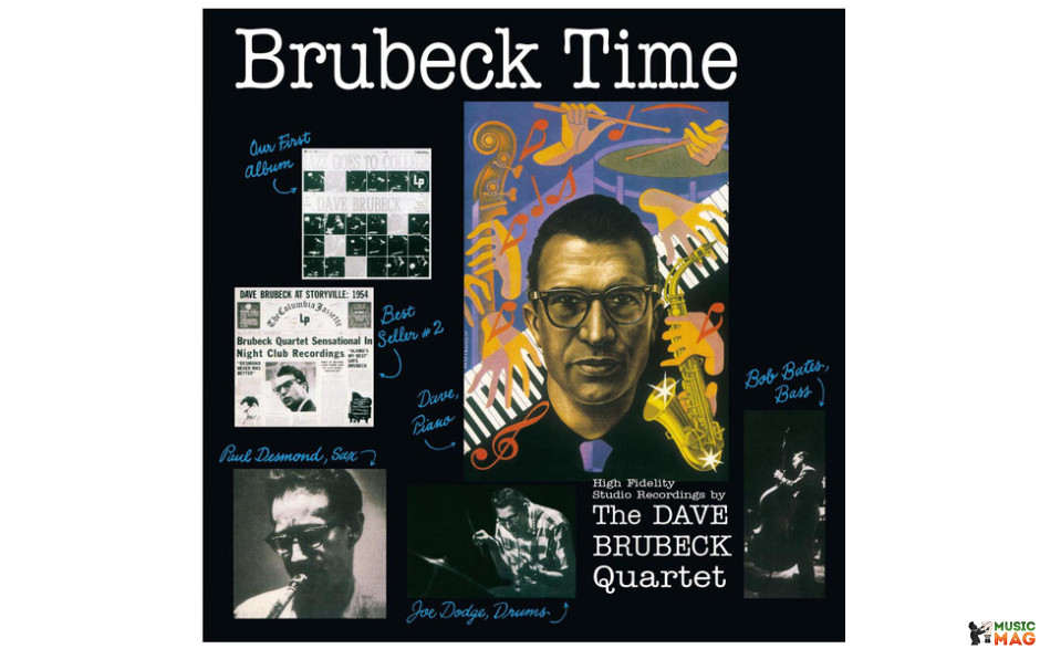 DAVE BRUBECK QUARTET - BRUBECK TIME 1955/2015 (DOL851,180 gm.) DOL/EU MINT (0889397285111)