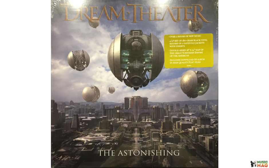 DREAM THEATER - THE ASTONISHING 4 LP Box Set (RR7493-1) ROADRUNNER/EU MINT (0016861749316)