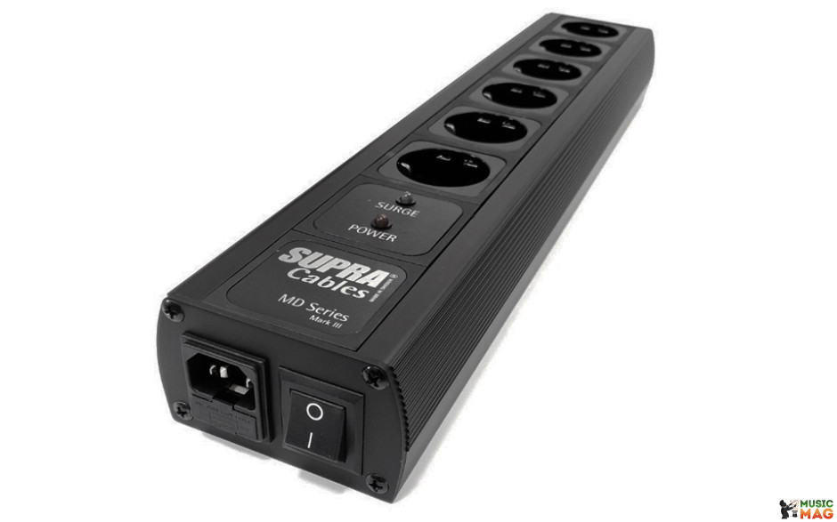 SUPRA MAINS BLOCK MD06-EU/SP SPC SWITCH BK