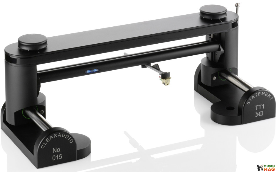 Clearaudio Tangential tonearm Statement TT 1i /TA 042 Black Lacquer, Black aluminium