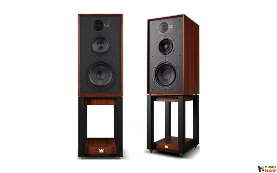 Wharfedale Linton Mahogany Red with Stands