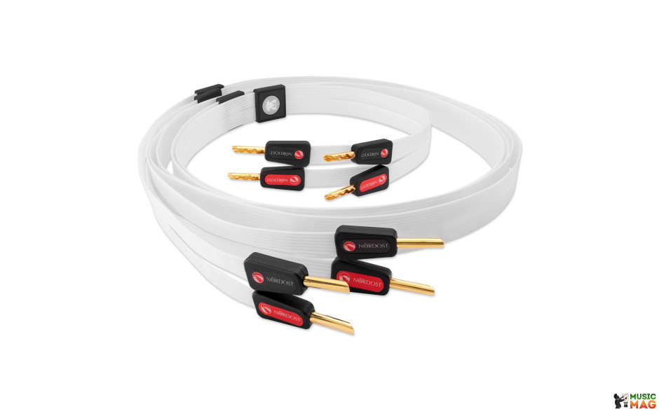 Nordost White lightning 3 ,2x2.5m is terminated with low-mass Z plugs